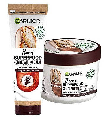 Garnier Hand & Body Superfood Cocoa & Ceramide Bundle