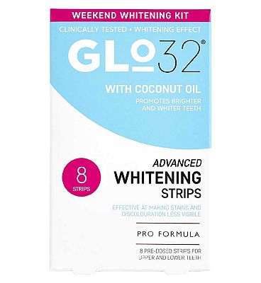 Glo32 Weekender Whitening Strips - 8 Strips