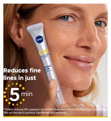 NIVEA Q10 Anti-Wrinkle Power Wrinkle Filler Serum with Bioxifill Peptides 15ml (4)