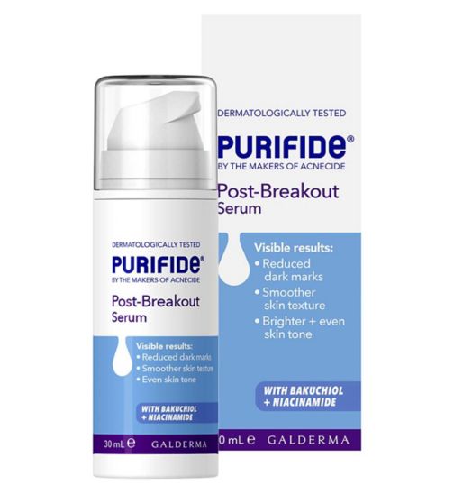 Purifide by Acnecide Post-Breakout Serum with Niacinamide, 48 Hour Hydration 30ml