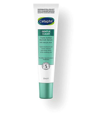 Cetaphil Gentle Clear Triple-Action Blemish Serum with Salicylic Acid to Help Breakouts 30ml