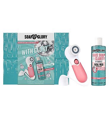 Soap & Glory A Brush With Glory 2 Piece Electric Cleansing Brush Gift Set