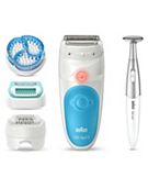 Braun Silk-épil 5 Epilator For Gentle Hair Removal, 5 Extras, Pouch, Bikini Styler, 5-815