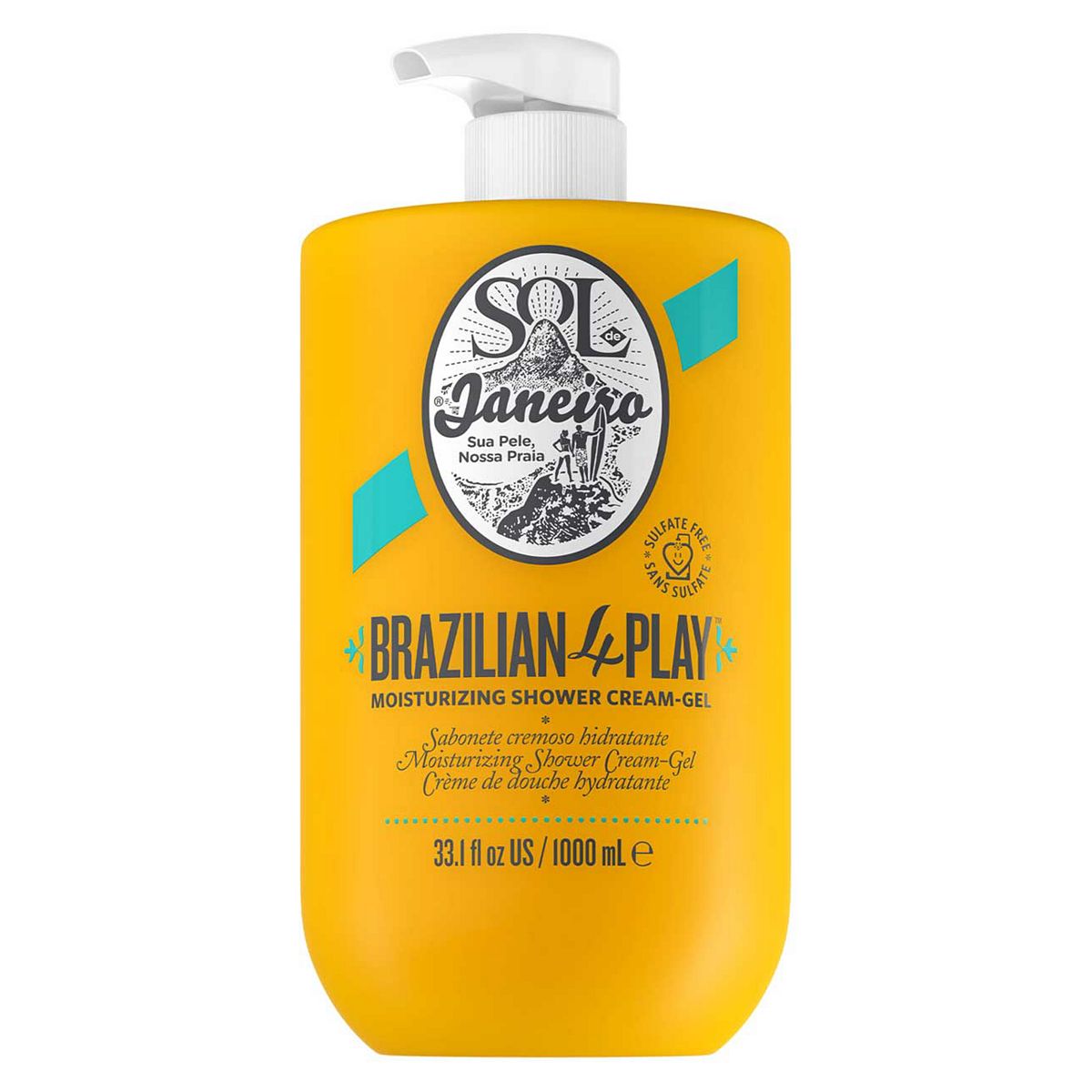 Sol de Janeiro Brazilian 4Play Moisturizing Shower Cream-Gel 1000ml
