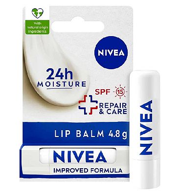 NIVEA Lip Balm Soothe & Protect SPF15 For Dry Lips 4.8g