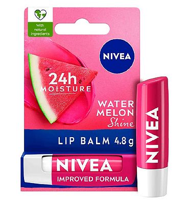 NIVEA Watermelon Shine Lip Balm, 4.8g