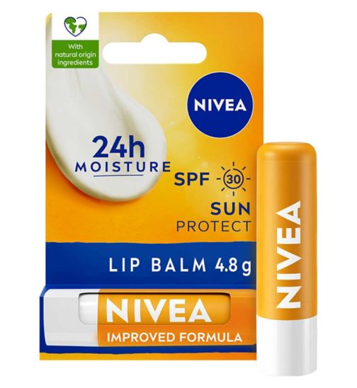 NIVEA SUN Lip Balm with SPF 30, 4.8g