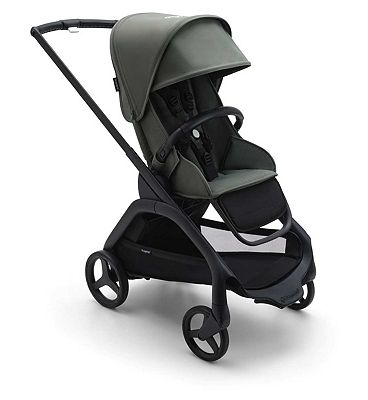 Bugaboo dragonfly urban city pushchair black forest green