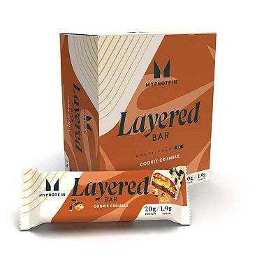 Myprotein Cookie Crumble Layered Bar 60g - 6 Bars