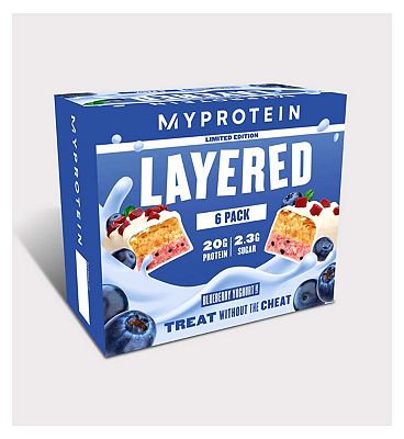 Myprotein Blueberry Yoghurt Layered Bar 60g - 6 Bars