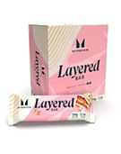 Myprotein Vanilla Birthday Cake Layered Bar 60g - 6 Bars