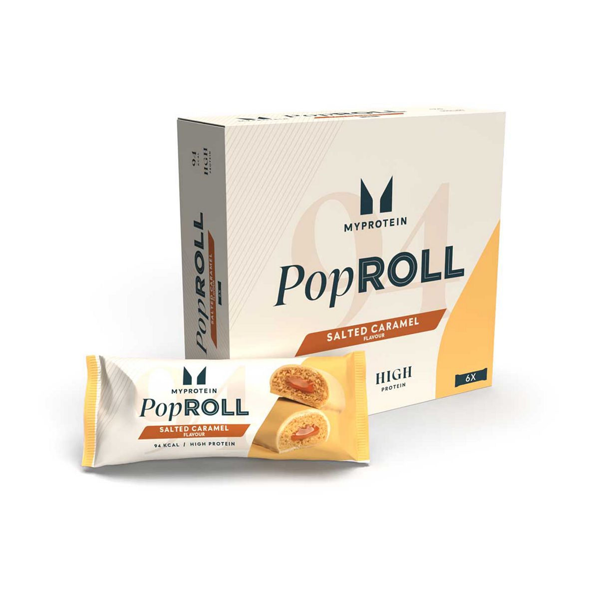 Myprotein Salted Caramel Pop Rolls 27G - 6 Packs