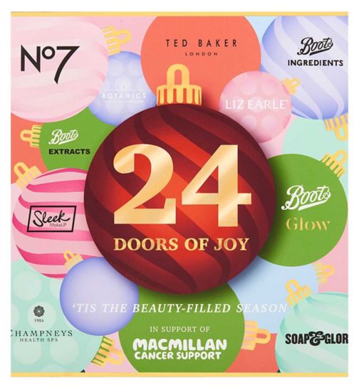 Macmillan 24 Doors of Joy Beauty Advent Calendar