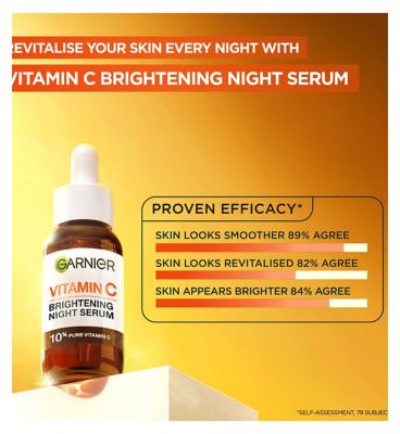 <br/>Garnier Targeted Anti Dark Spot Night Serum with 10% Pure Vitamin C (2)