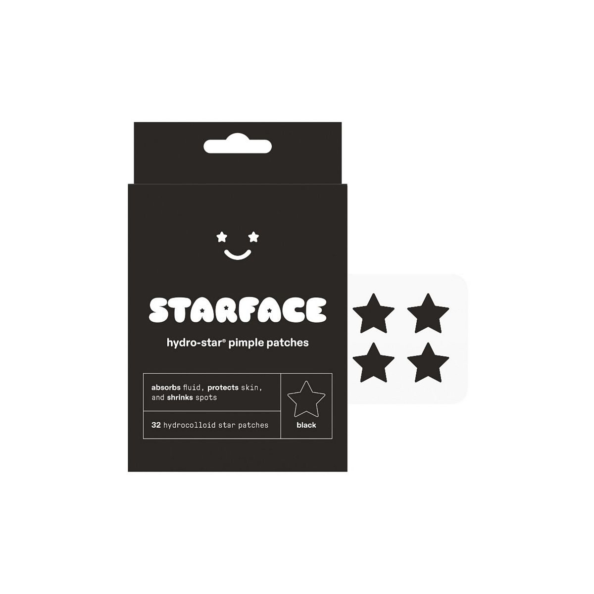 Starface Black Star Pimple Patches X32 Stars
