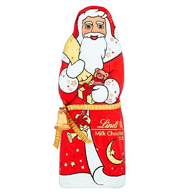 Lindt Novelty Santa Milk Chocolate 125g