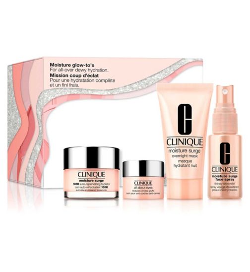 Clinique Moisture Surge Glow To's: Hydrating Skincare Gift Set