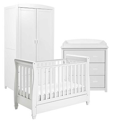 Babymore Eva 3 Piece Room Set - White
