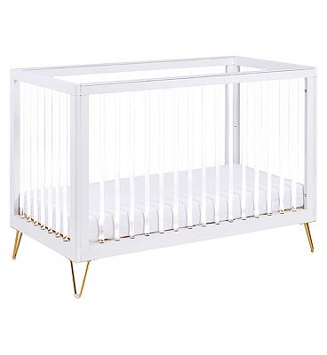 Babymore Kimi Cot Bed - Acrylic