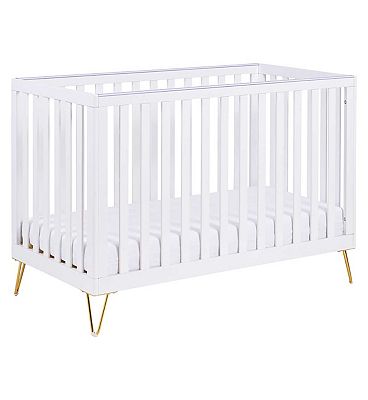 Babymore Kimi Cot Bed - White