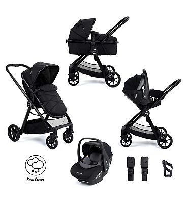 Babymore Mimi Travel System Pecan i-Size Car Seat - Black