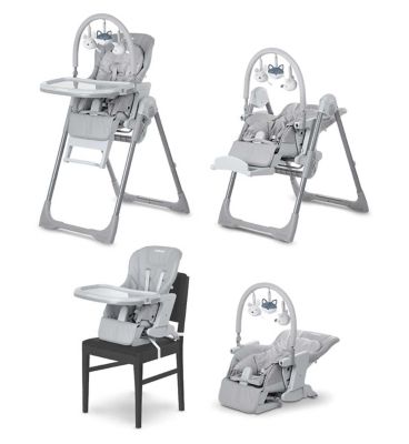 Miniuno Yumo MultiPlus 4-in-1 Highchair Whisper Grey Boots