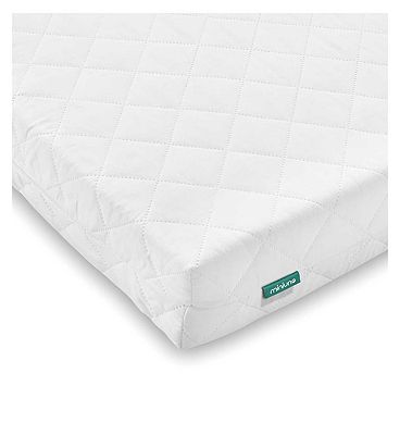 Miniuno Hypoallergenic Microfibre Pocket Spring Cot Bed Mattress (140 x 70cm)