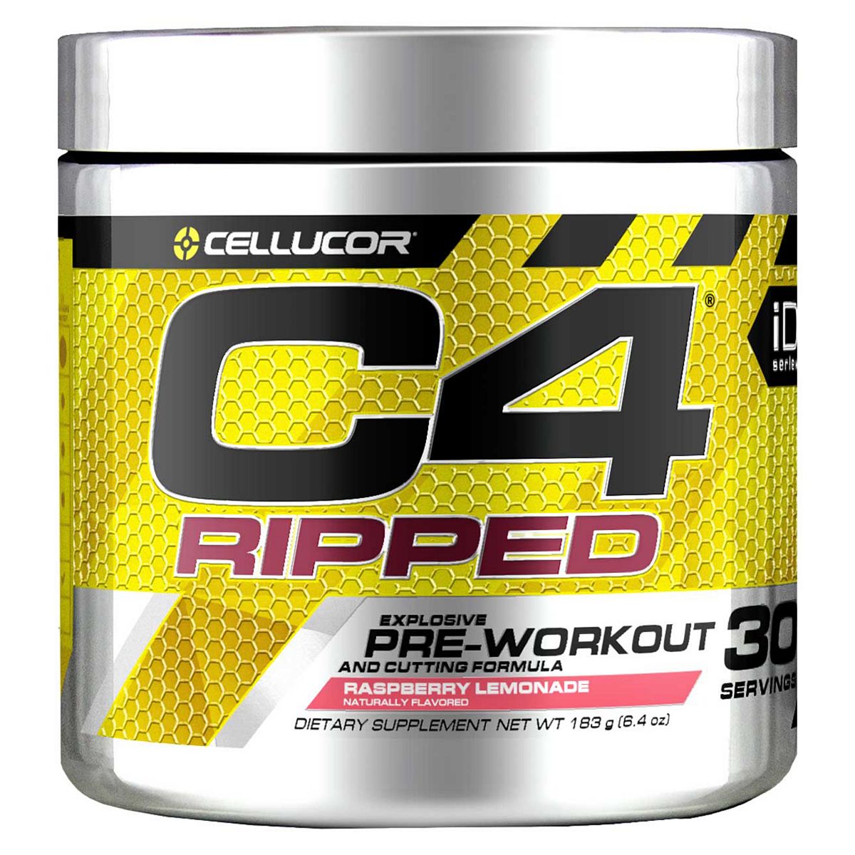 C4 Ripped Pre-Workout Raspberry Lemonade - 192G