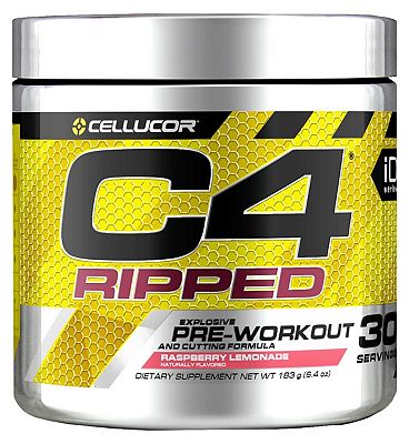 C4 Ripped Pre-Workout Raspberry Lemonade - 192g
