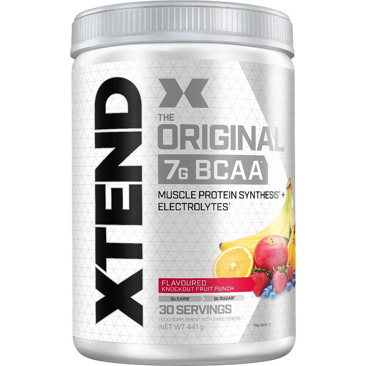 Xtend Original Bcaa Knockout Fruit Punch - 30 Servings 441g