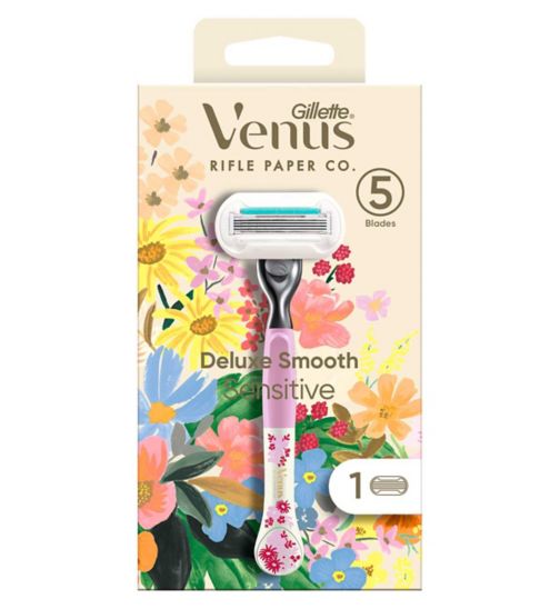 Venus Rifle Paper Co. deluxe smooth razor