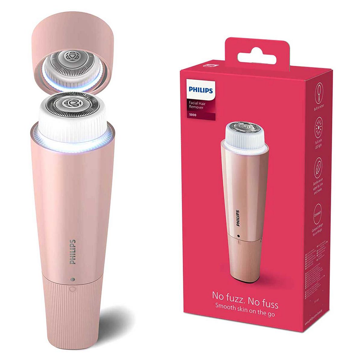 Philips Facial Lady Shaver Hair Remover 5000 Series - Brr454/00