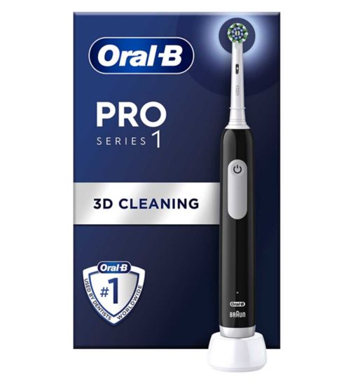 Oral-B Pro 1 Cross Action Electric Toothbrush - Black
