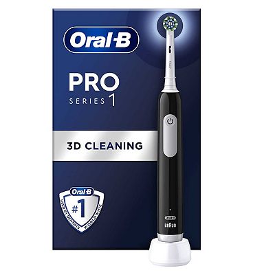 Oral-B Pro 1 Cross Action Electric Toothbrush - Black