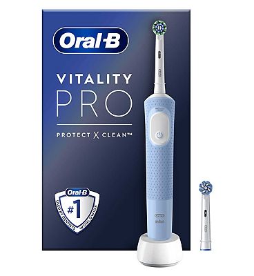 Oral B Vitality Pro Blue Electric Rechargeable Toothbrush Boots