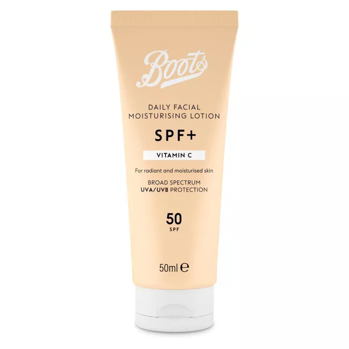 Boots SPF+ Vitamin C Moisturising Lotion SPF50 50ml