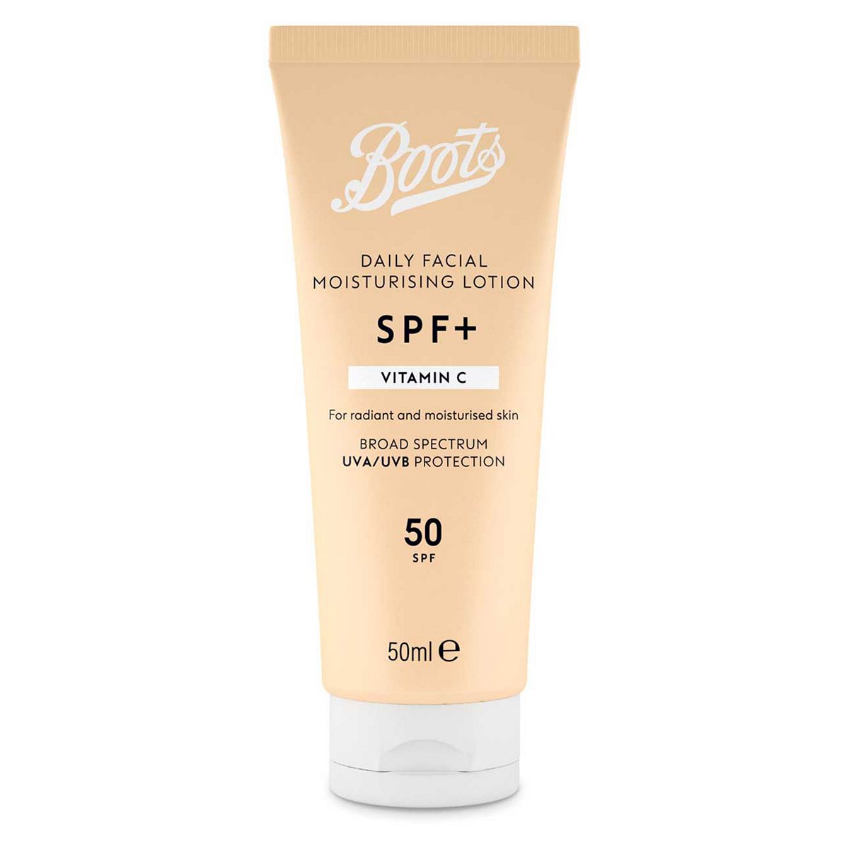 Boots Spf+ Vitamin C Moisturising Lotion Spf50 50Ml