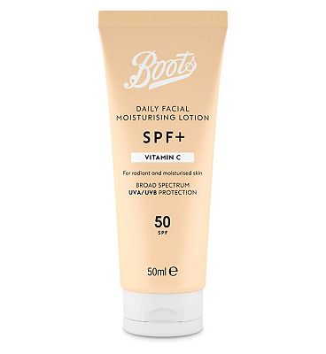 Boots SPF+ Vitamin C Moisturising Lotion SPF50 50ml