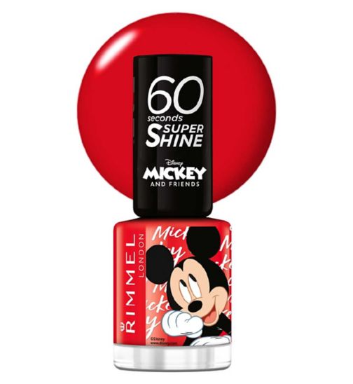 Rimmel x Disney 60 Seconds Super Shine Nail Polish Mickey