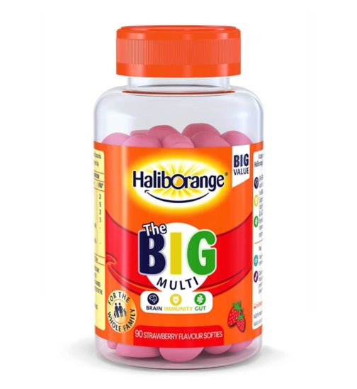 Haliborange BIG Multi Strawberry Softies - 90 Softies