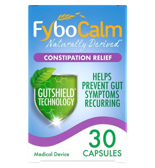 FyboCalm Constipation Relief Naturally Derived - 30 Capsules