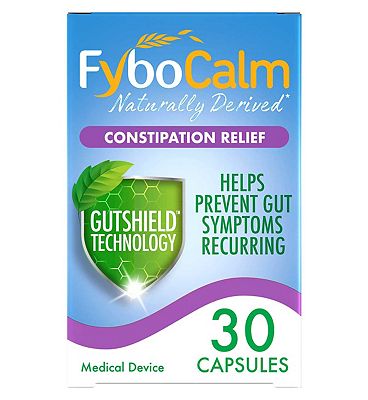 FyboCalm Constipation Relief Naturally Derived - 30 Capsules