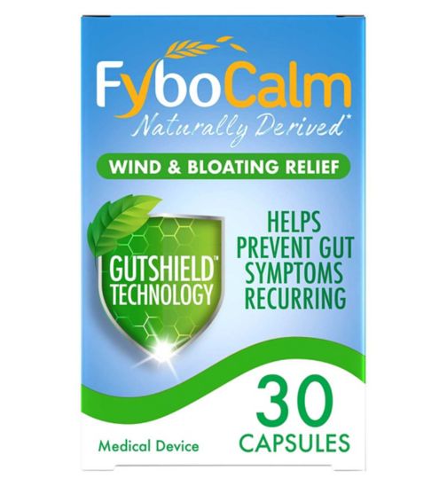 FyboCalm Wind & Bloating Abdominal Pain Relief - 30 Capsules