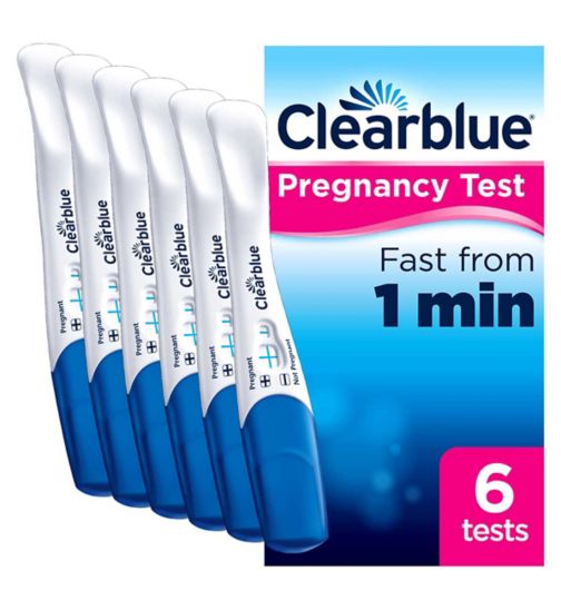 Clearblue Early Detection Visual Pregnancy 2 Tests;Clearblue Pregnancy Test Value Pack Bundle - 6 Tests;Clearblue Rapid Detection Pregnancy Test - 2 tests