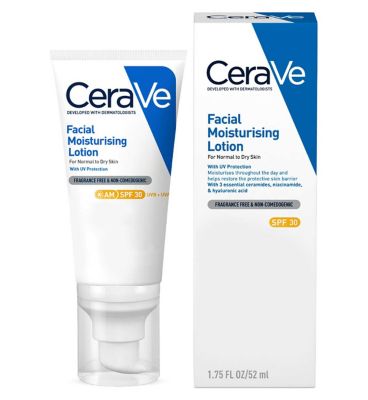 CeraVe AM Facial Moisturising Lotion SPF30 with UV Protection and