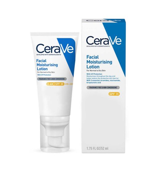 CeraVe AM Facial Moisturising Lotion SPF30 52ml