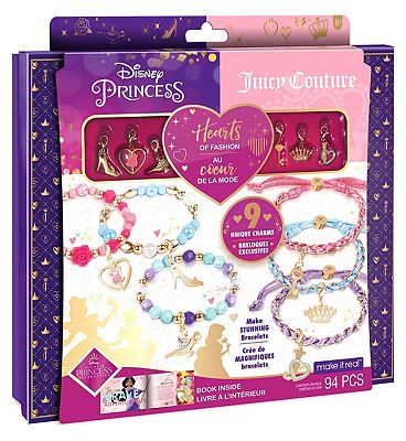 disney x juicy couture: princess hearts of fashion jewellery set