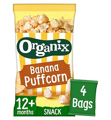 Organix Banana Puffcorn 40g (4x10g)