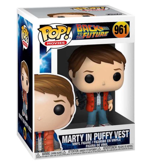 Pop! Vinyl Back To The Future Marty In Puffy Vest Figure