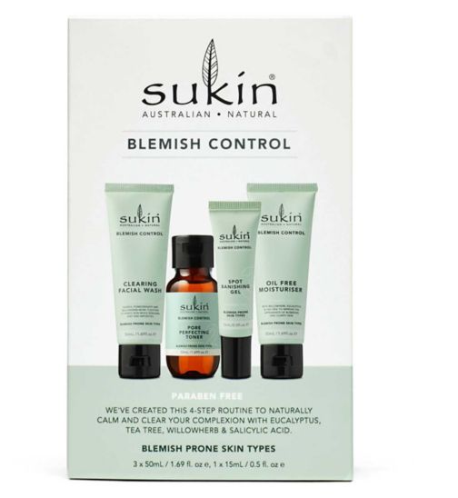 Sukin Blemish Control 4-Step Kit